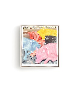 Sleeping Dogs (framed) - Illustration by Ilias Walchshofer - Mixed Media Paris 