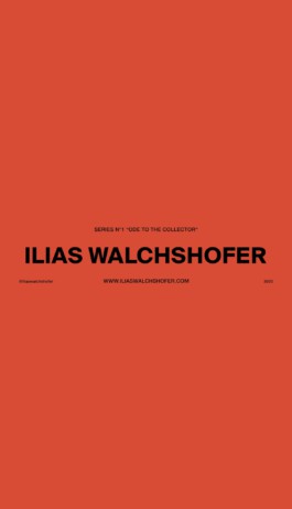 Limited Series "Ode to the Collector" - Series 01 - Illustration by Ilias Walchshofer - Mixed Media Paris