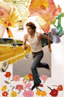 Boy Run - Illustration by Ilias Walchshofer - Mixed Media Paris 